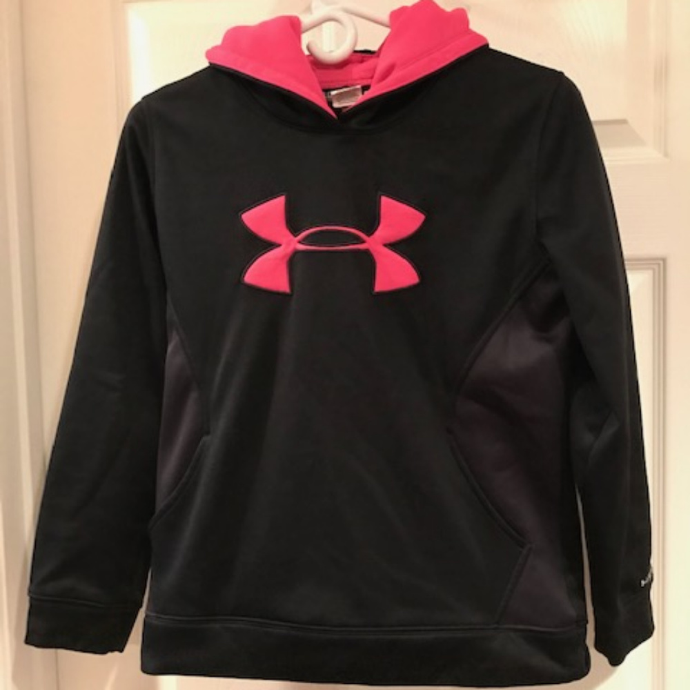 UNDER ARMOUR Storm Loose Fit Hoodie, Youth Large